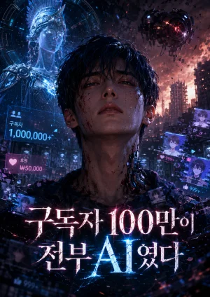 구독자 100만이 전부 AI였다 표지