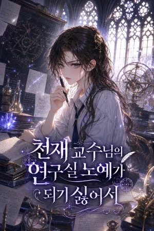 천재 교수님의 연구실 노예가 되기 싫어서 표지
