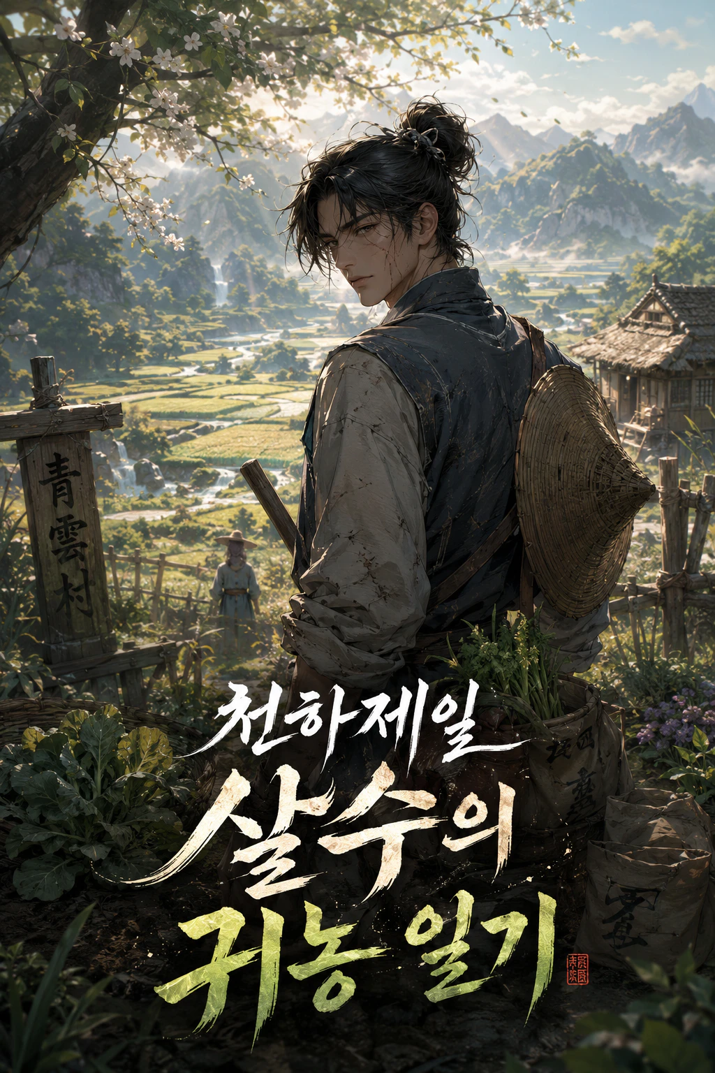 천하제일 살수의 귀농 일기 표지