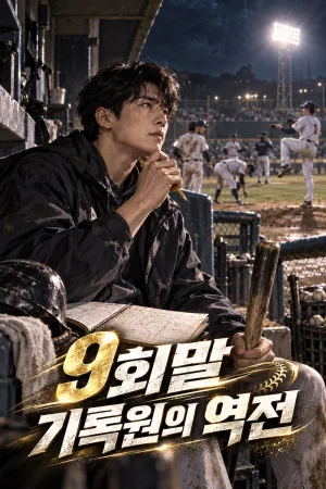 9회말 기록원의 역전 표지