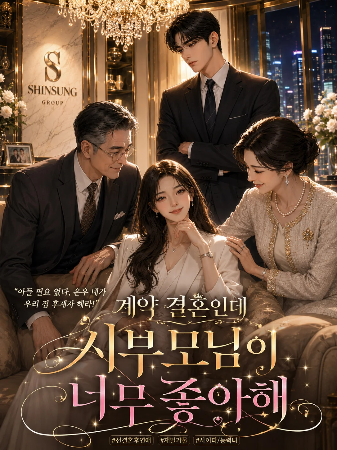 계약 결혼인데 시부모님이 너무 좋아해 표지