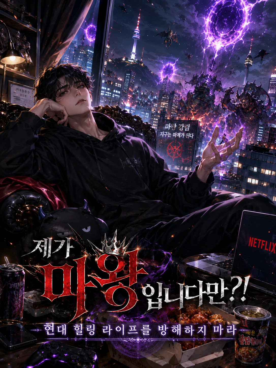 제가 마왕입니다만?! : 현대 힐링 라이프를 방해하지 마라 표지