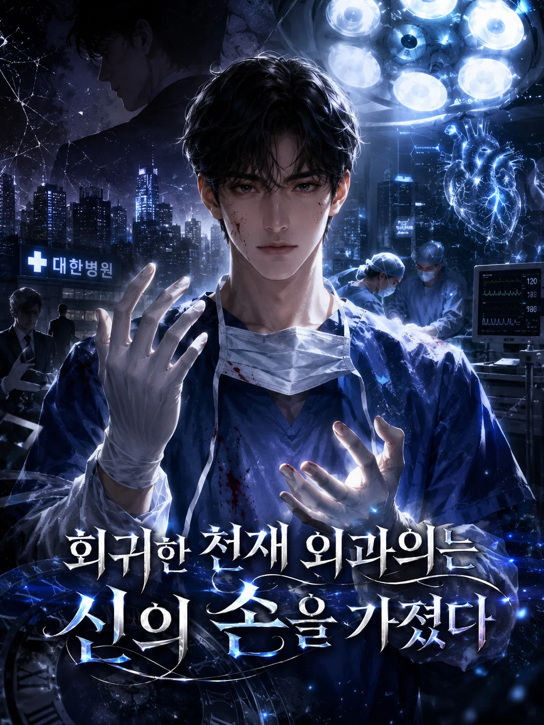 회귀한 천재 외과의는 신의 손을 가졌다 표지