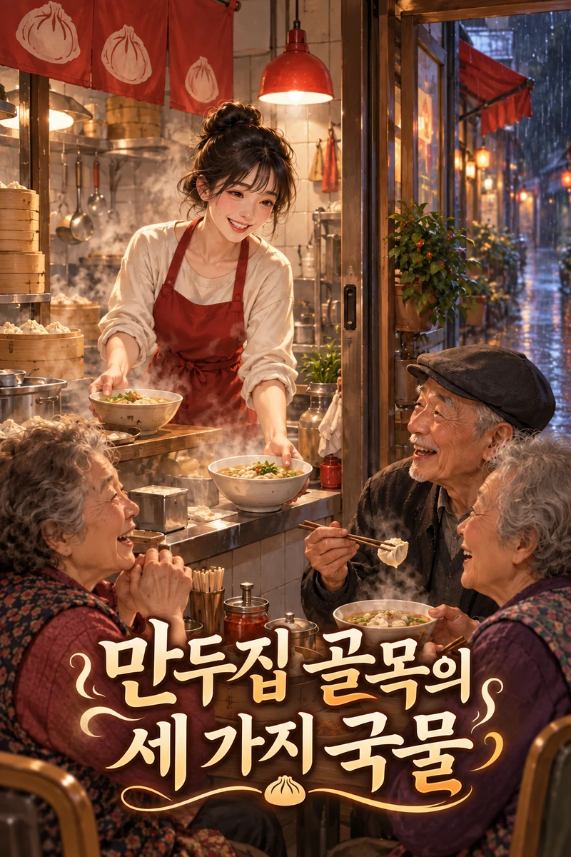 만두집 골목의 세 가지 국물 표지