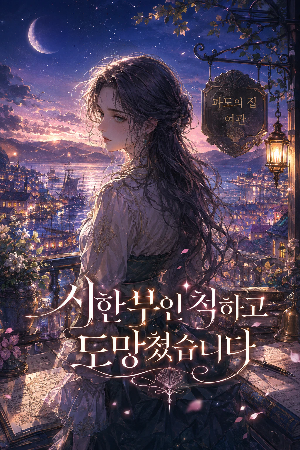 시한부인 척하고 도망쳤습니다 표지