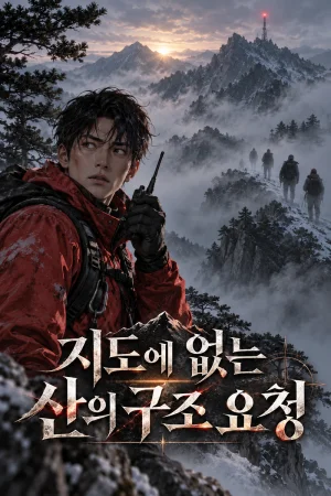 지도에 없는 산의 구조 요청 표지