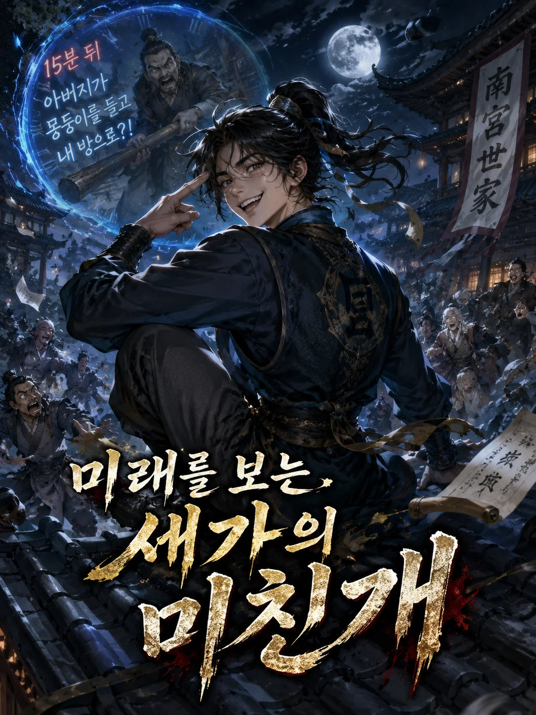 미래를 보는 세가의 미친개 표지