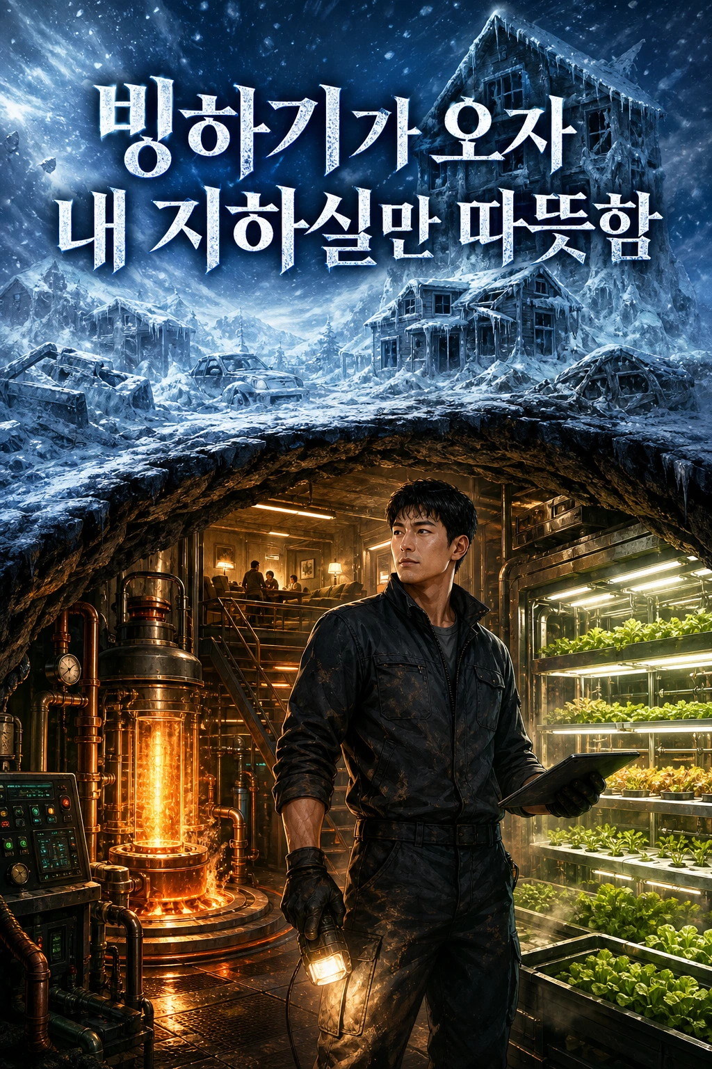 빙하기가 오자 내 지하실만 따뜻함 표지