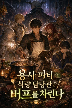 용사 파티 식량 담당관은 버프를 차린다 표지