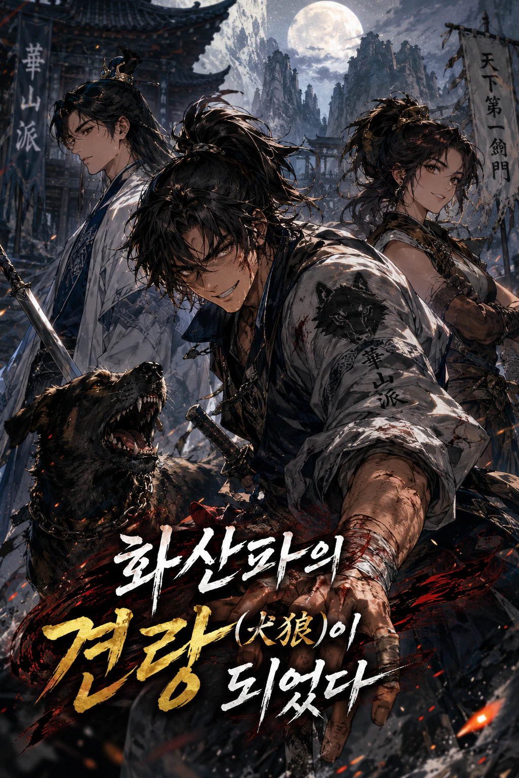 화산파의 견랑(犬狼)이 되었다 표지