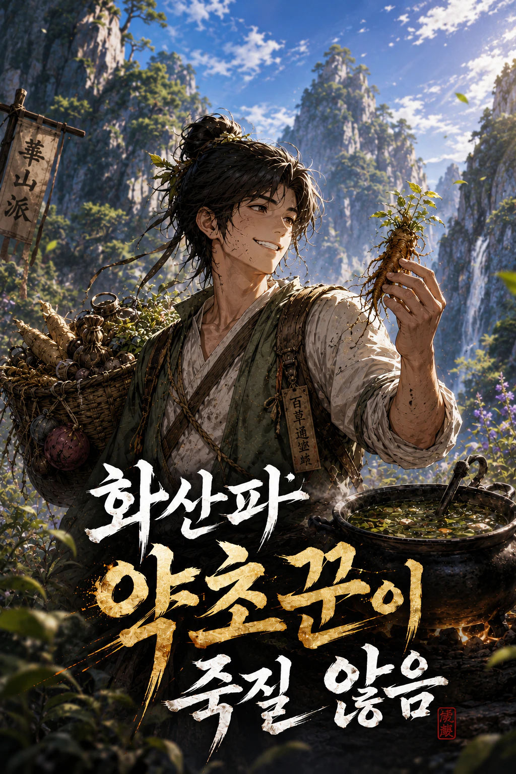 화산파 약초꾼이 죽질 않음 표지