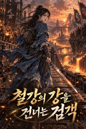 철강의 강을 건너는 검객 표지
