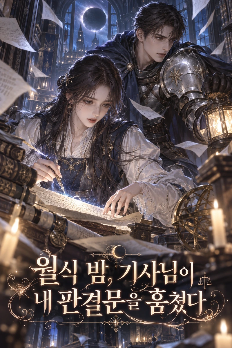 월식 밤, 기사님이 내 판결문을 훔쳤다 표지