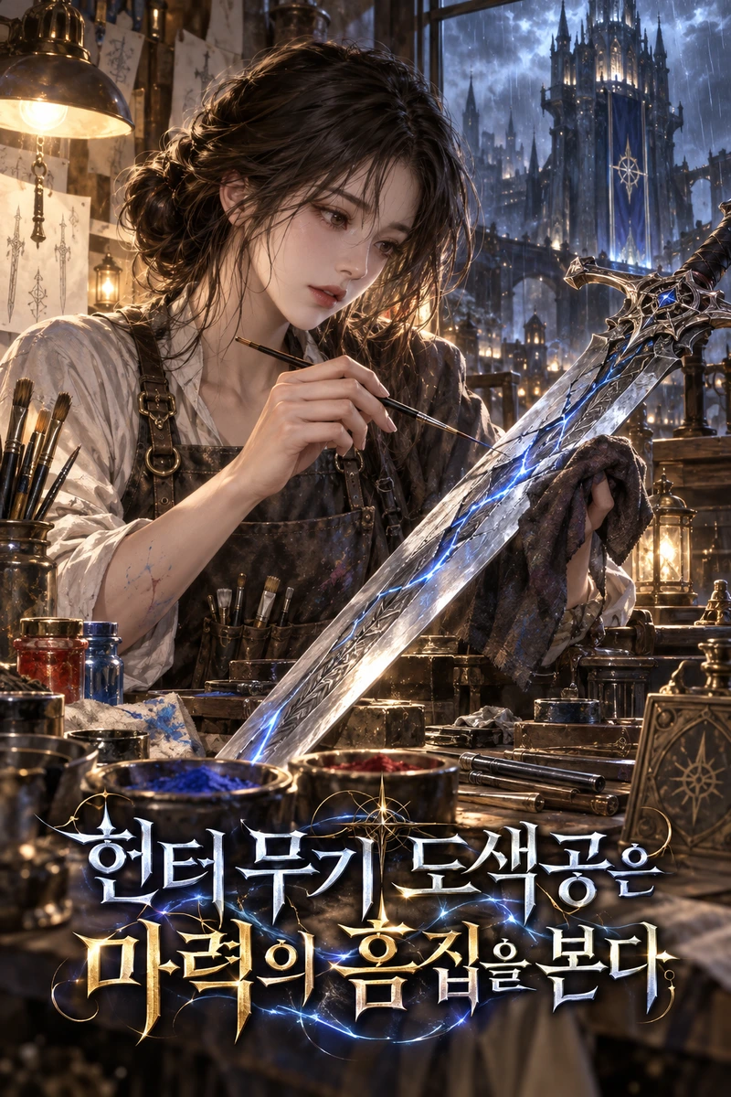 헌터 무기 도색공은 마력의 흠집을 본다 표지
