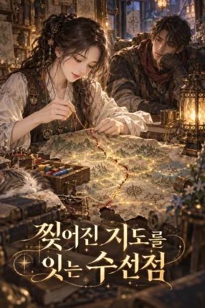 찢어진 지도를 잇는 수선점 표지