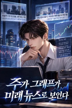 주가 그래프가 미래 뉴스로 보인다 표지