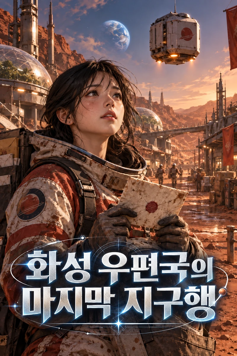 화성 우편국의 마지막 지구행 표지