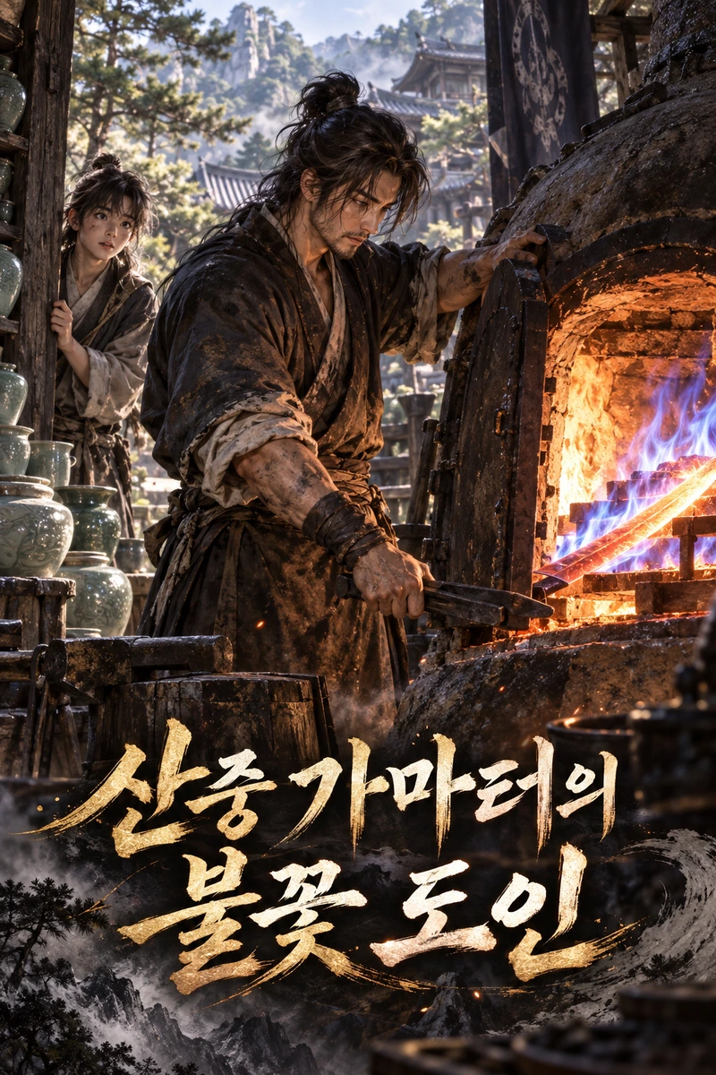산중 가마터의 불꽃 도인 표지