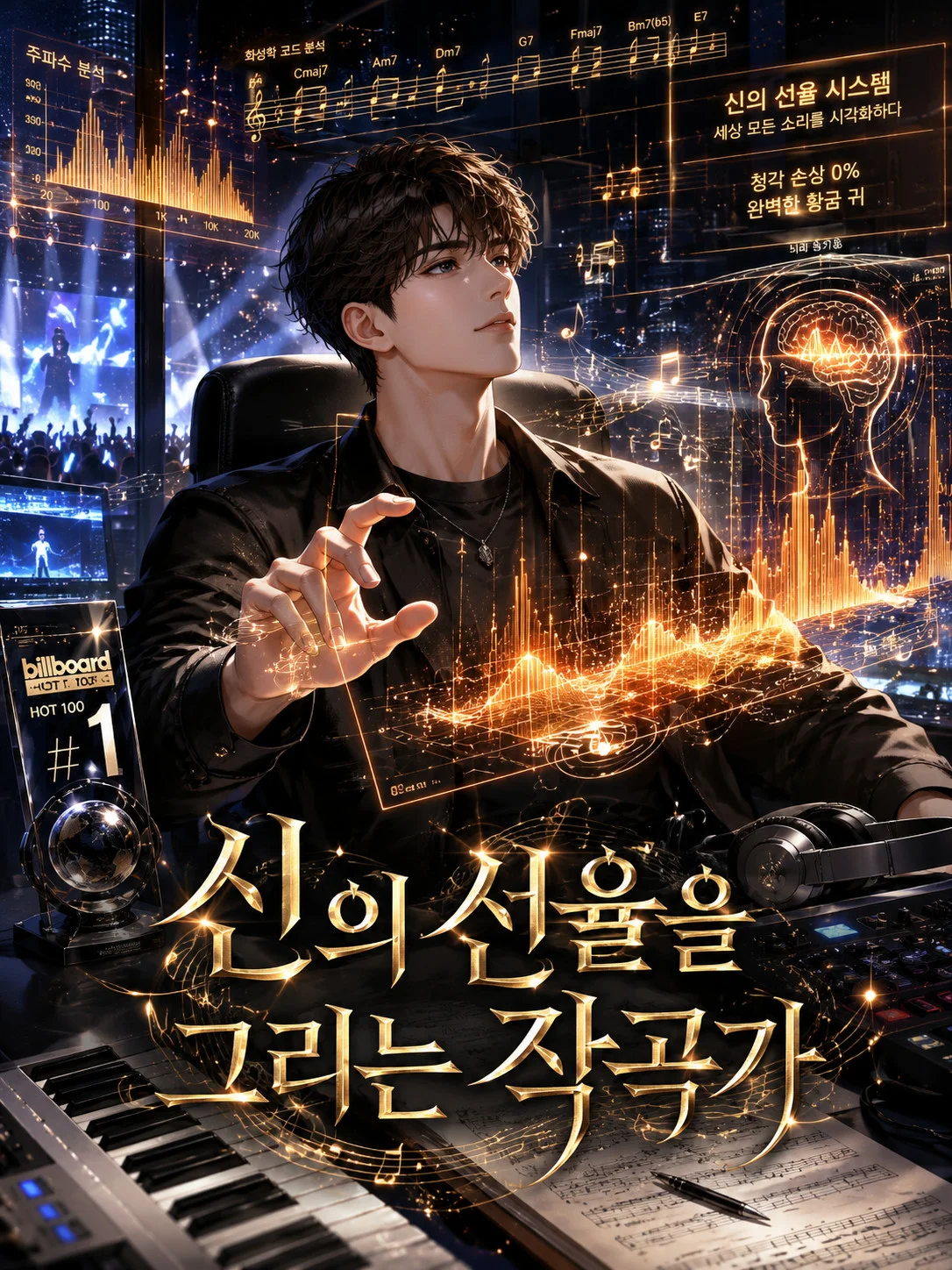 신의 선율을 그리는 작곡가 표지