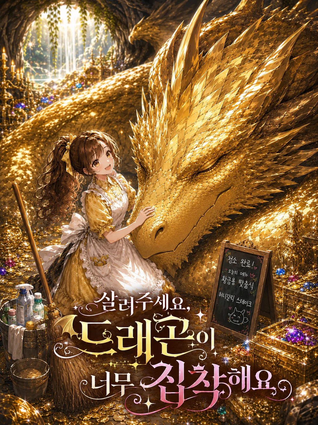 살려주세요, 드래곤이 너무 집착해요 표지