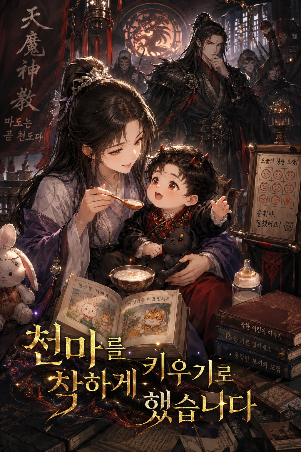 천마를 착하게 키우기로 했습니다 표지