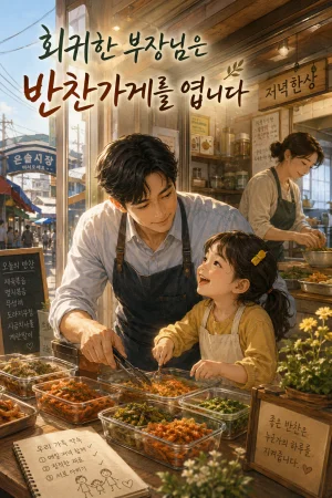 회귀한 부장님은 반찬가게를 엽니다 표지