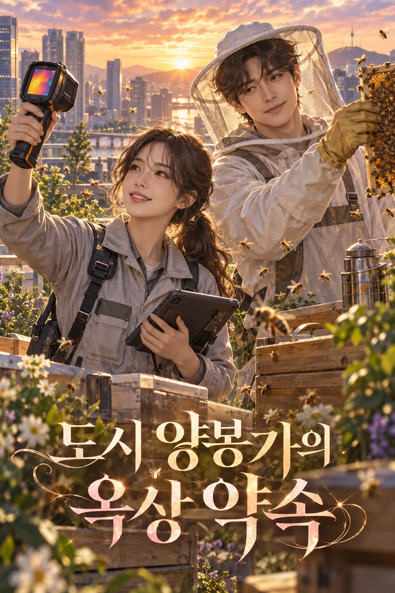 도시 양봉가의 옥상 약속 표지