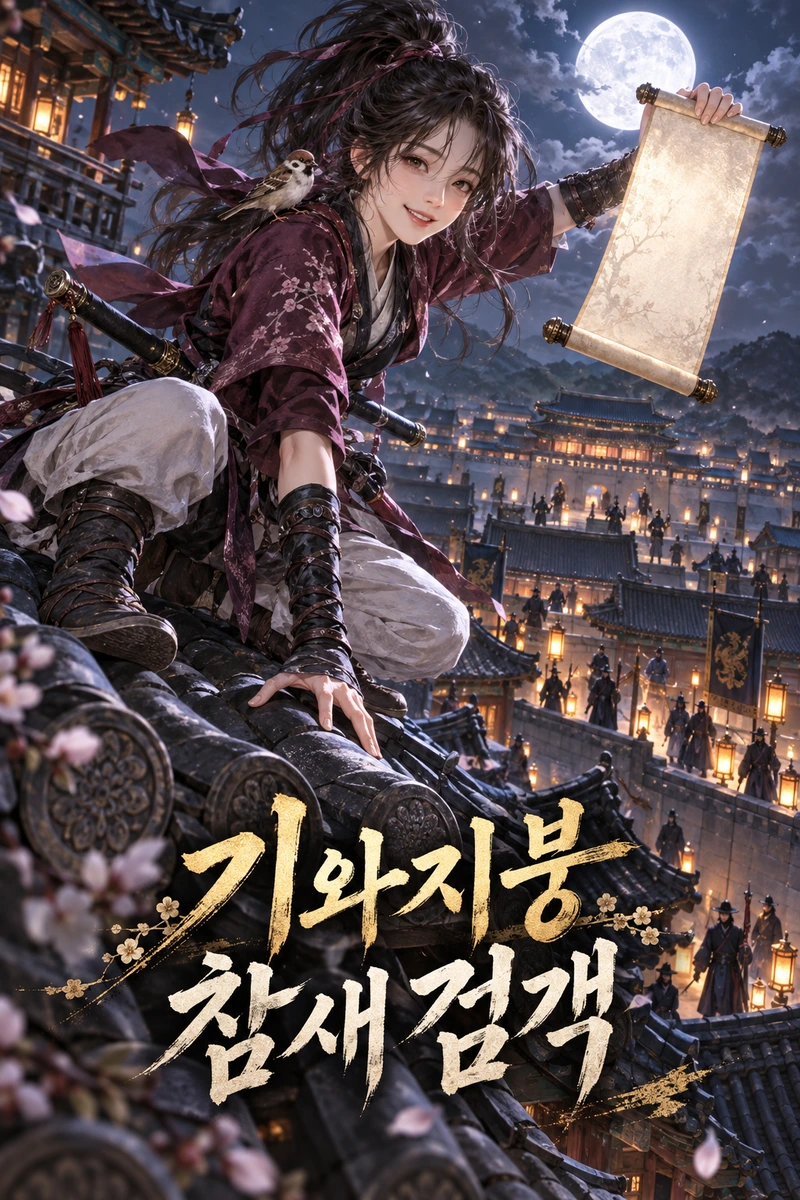 기와지붕 참새 검객 표지