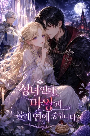 성녀인데 마왕과 몰래 연애 중입니다 표지