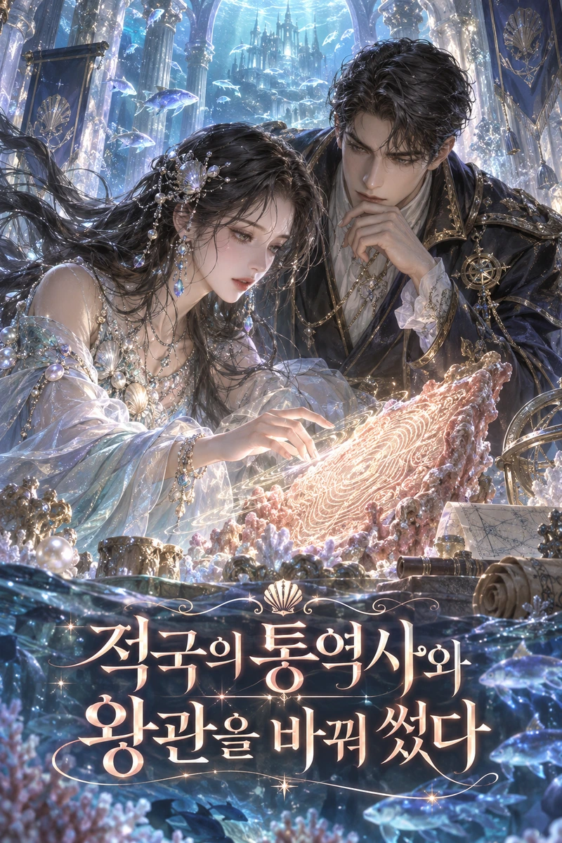 적국의 통역사와 왕관을 바꿔 썼다 표지