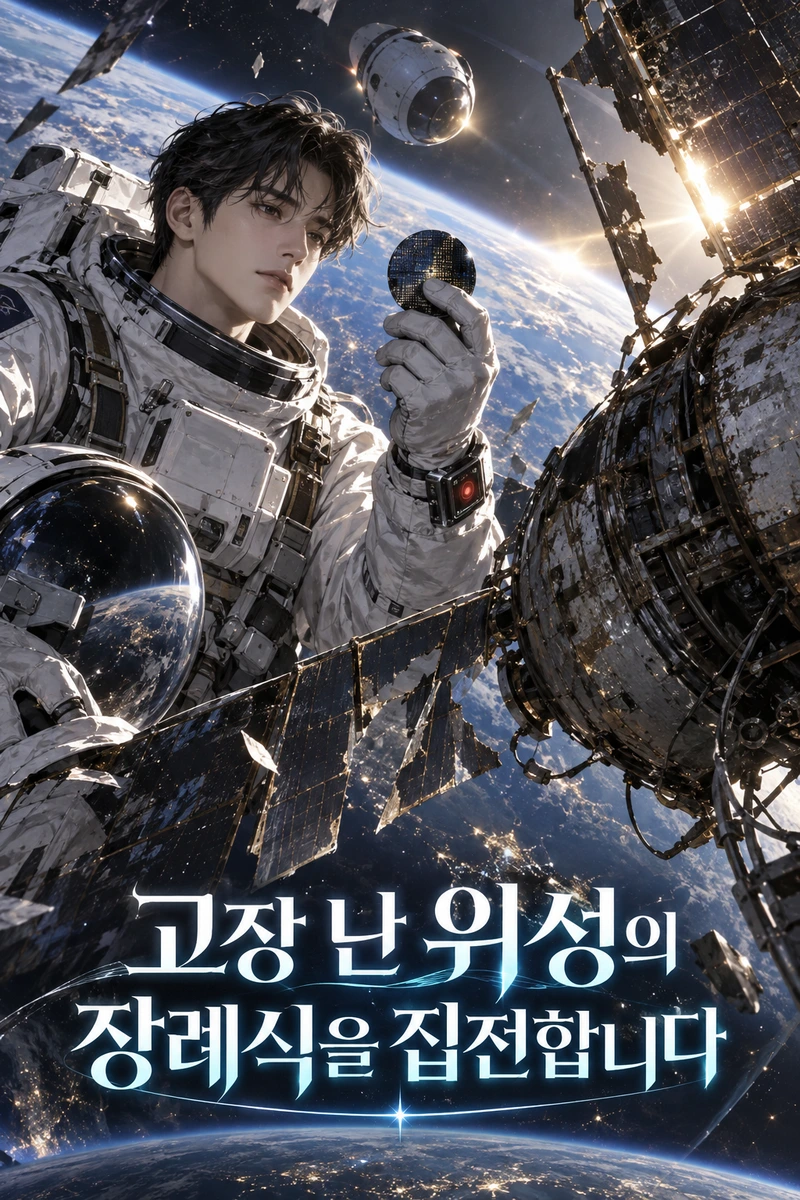 고장 난 위성의 장례식을 집전합니다 표지