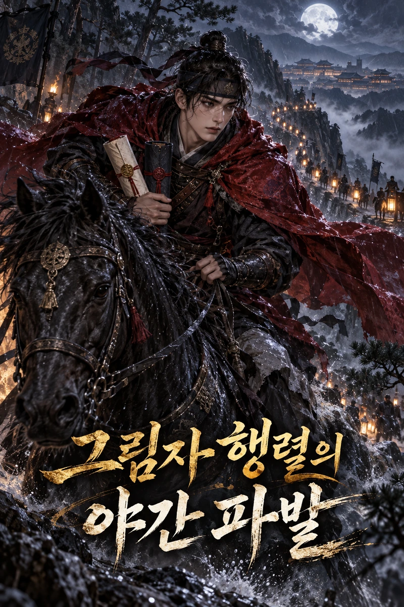 그림자 행렬의 야간 파발 표지