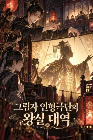 그림자 인형극단의 왕실 대역 표지
