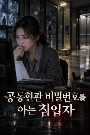 공동현관 비밀번호를 아는 침입자 표지