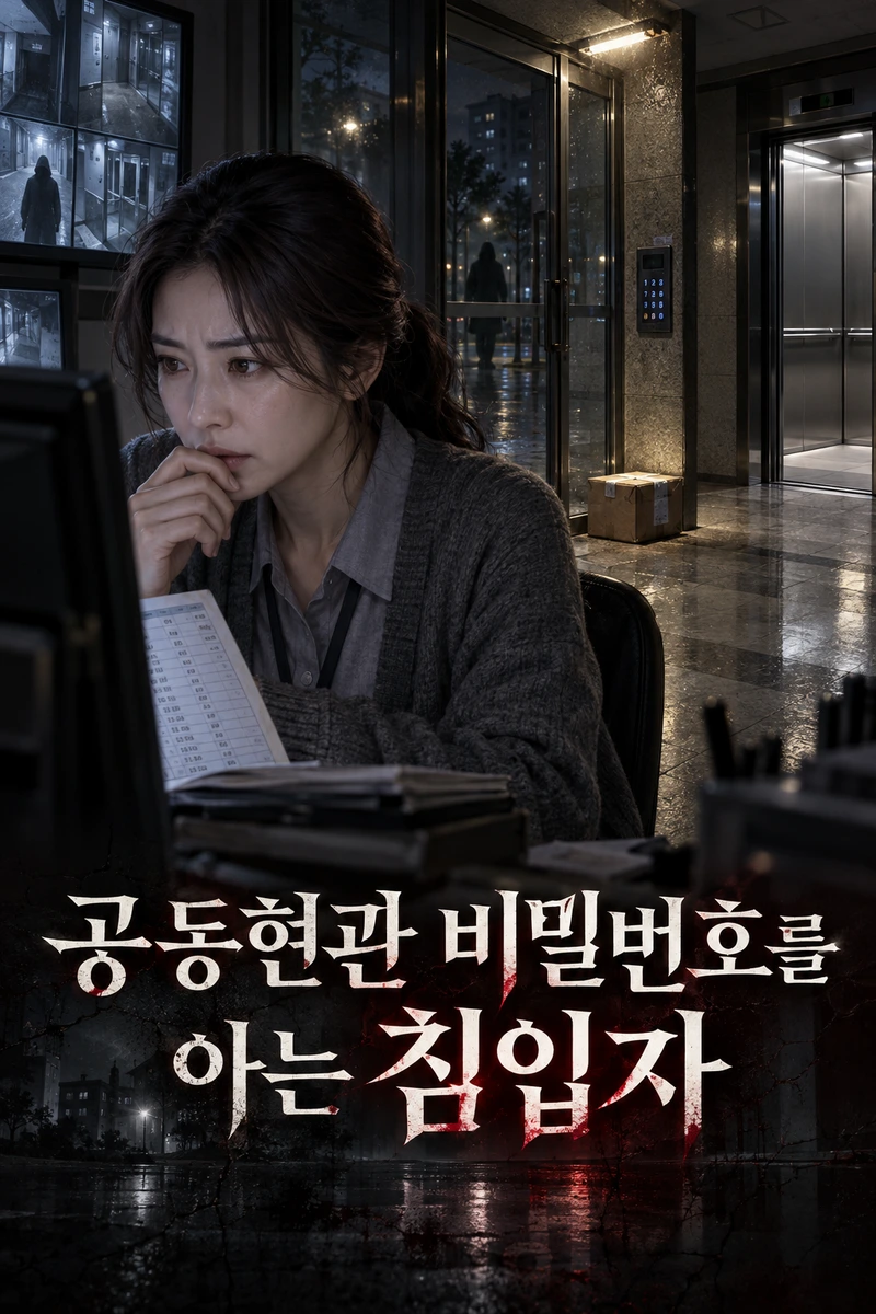공동현관 비밀번호를 아는 침입자 표지