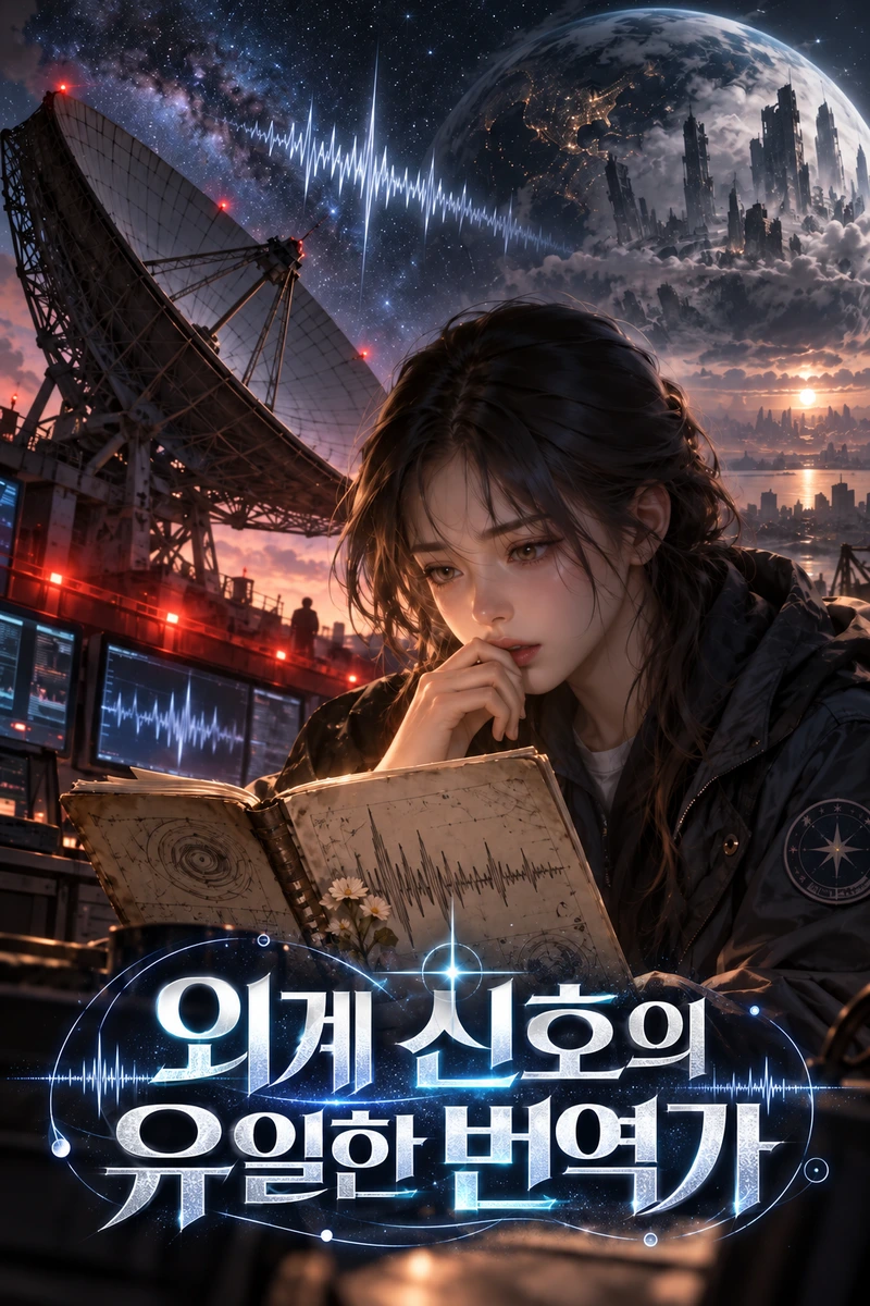 외계 신호의 유일한 번역가 표지