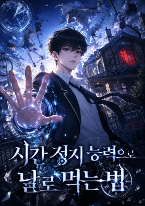 시간 정지 능력으로 날로 먹는 법 표지