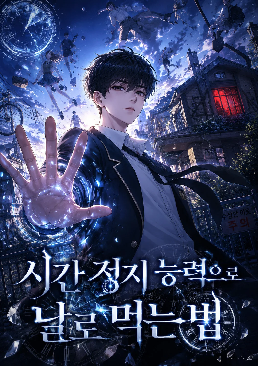 시간 정지 능력으로 날로 먹는 법 표지