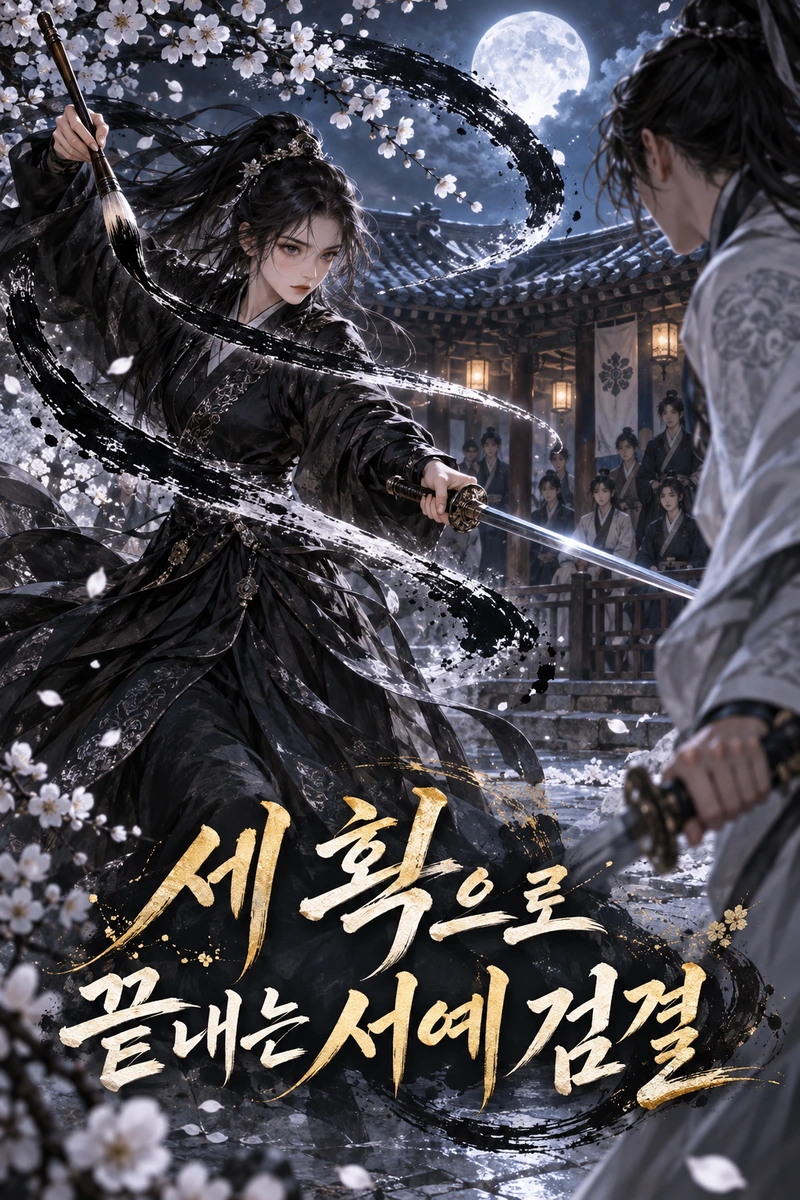 세 획으로 끝내는 서예 검결 표지