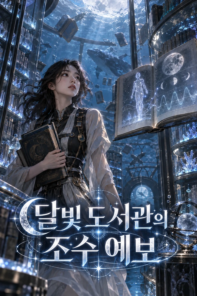 달빛 도서관의 조수 예보 표지