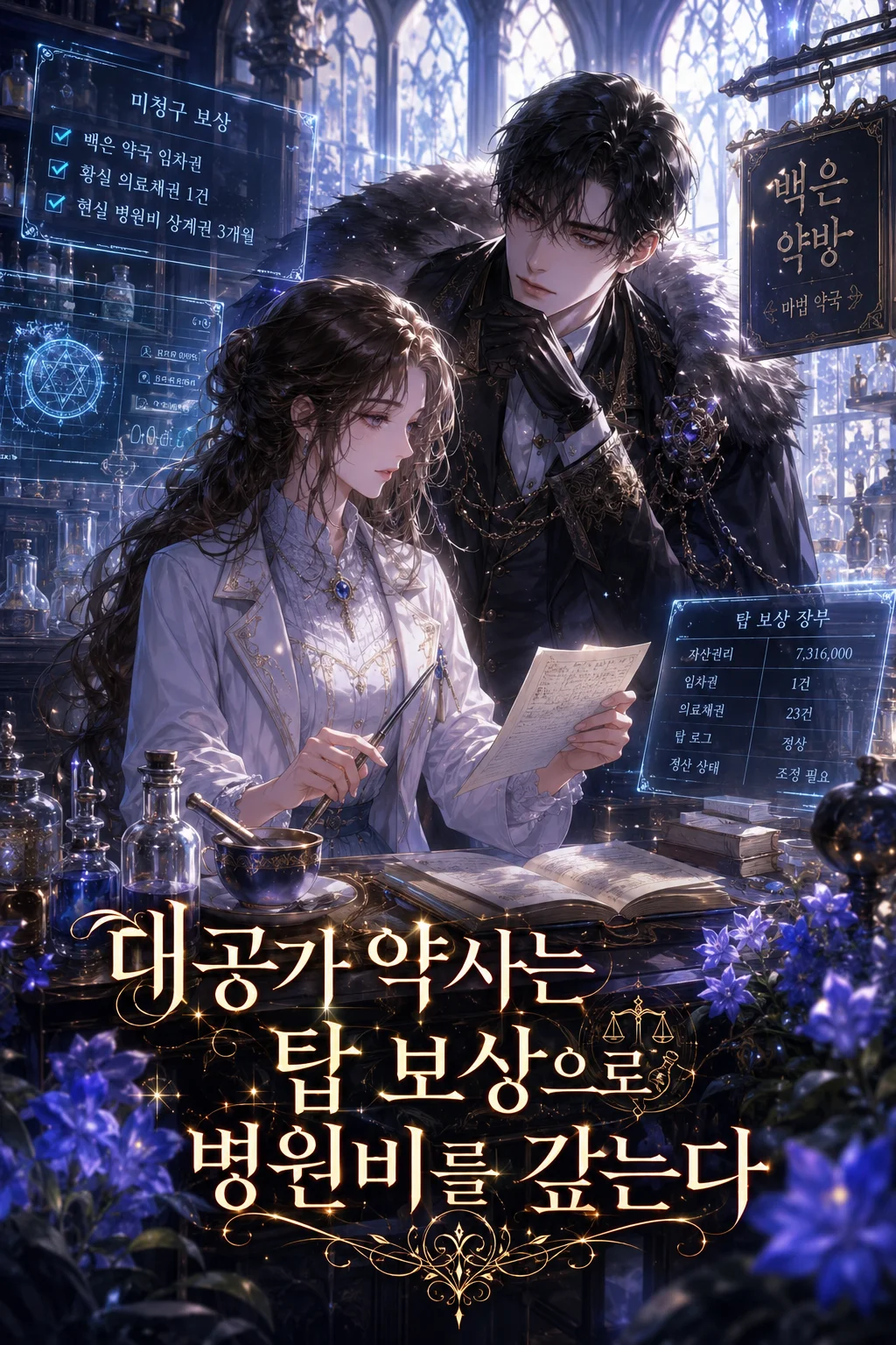 대공가 약사는 탑 보상으로 병원비를 갚는다 표지