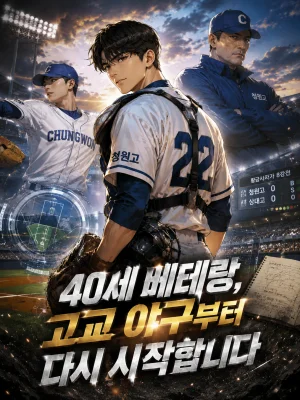 40세 베테랑, 고교 야구부터 다시 시작합니다 표지