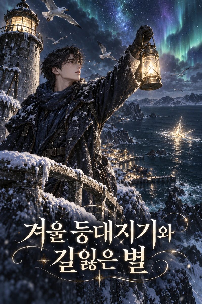 겨울 등대지기와 길 잃은 별 표지