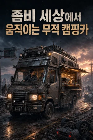 좀비 세상에서 움직이는 무적 캠핑카 표지